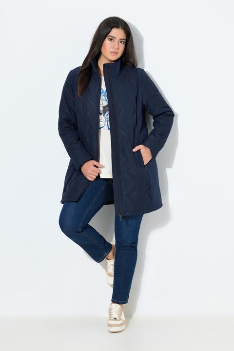 Produktbild Ulla Popken HYPRAR Laserstepp-Jacke, Softshell-Einsätze, Kapuze (42, 44)