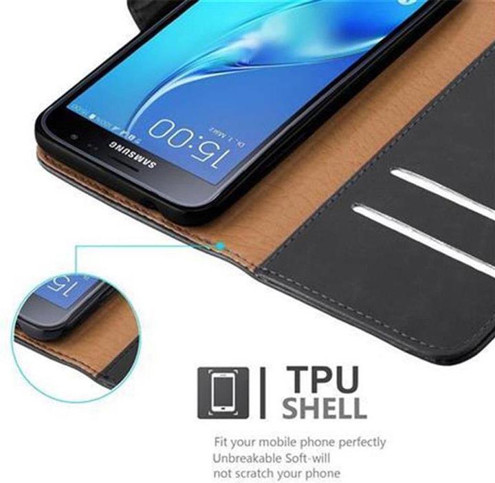 Actual product image Cadorabo Book Luxury Cover (Samsung Galaxy J3 (2016))