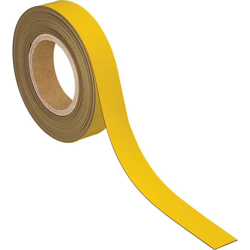 Maul, Magnet, Kennzeichnungsband magnetisch gelb 3 cm x 10 Meter (10 x)
