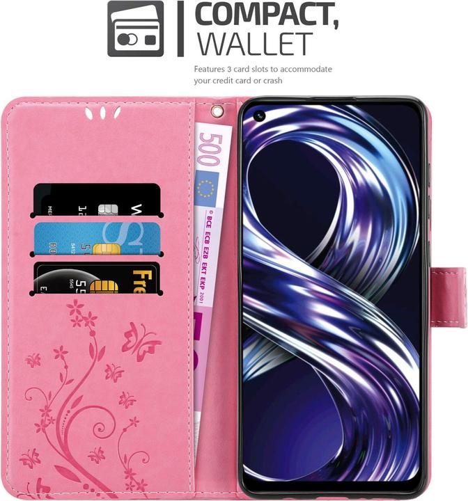 Immagine prodotto Cadorabo Copertina a libro floreale per Realme 8i / Narzo 50 4G (Realme 8i)