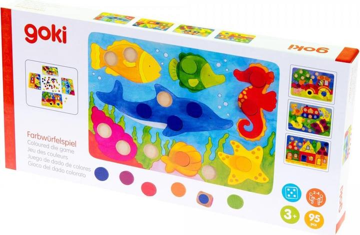 Produktbild Goki Farbwürfelspiel (Deutsch, 1 - 4 Spieler)