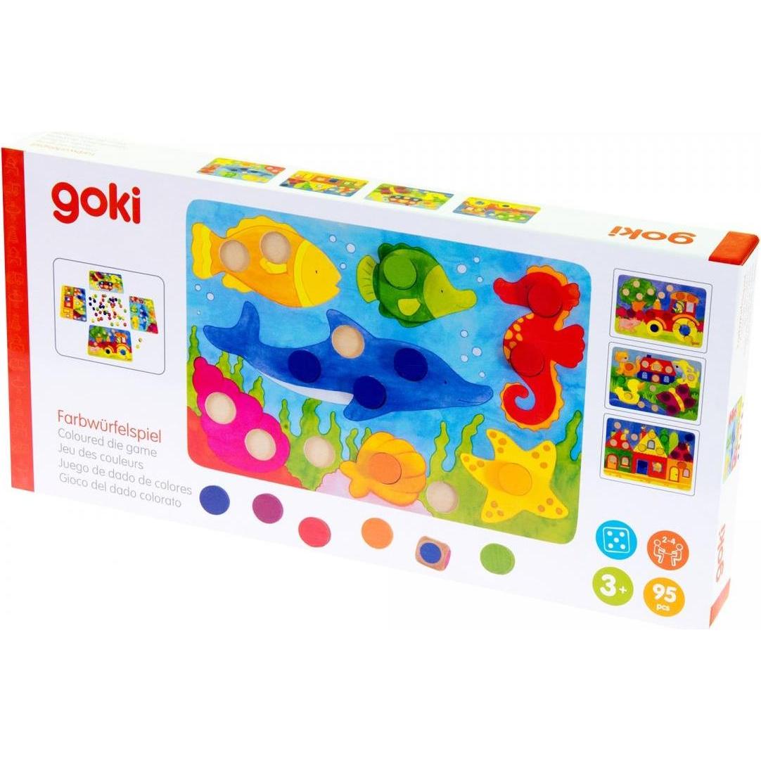 Thumbnail - Goki Farbwürfelspiel (Deutsch)