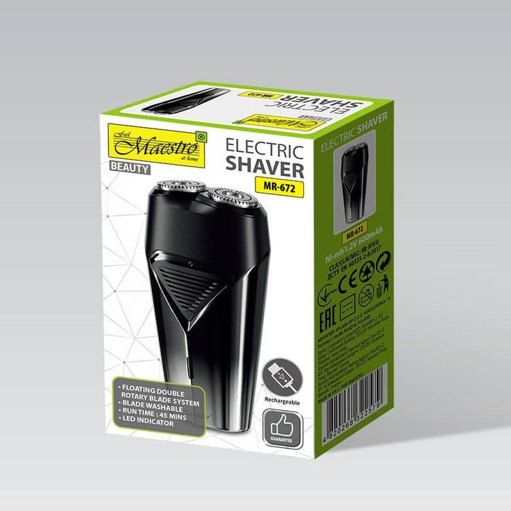 Actual product image Maestro Golarka elektryczna USB MR-672