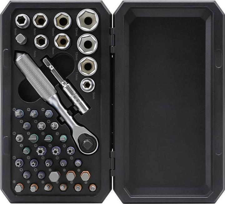 Actual product image Toolcraft Ratchet/bits set, 42-piece