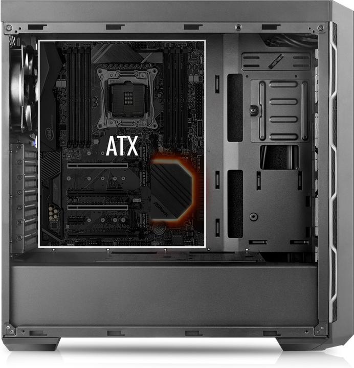 Produktbild Cooler Master MasterBox MB600L blau (ATX)