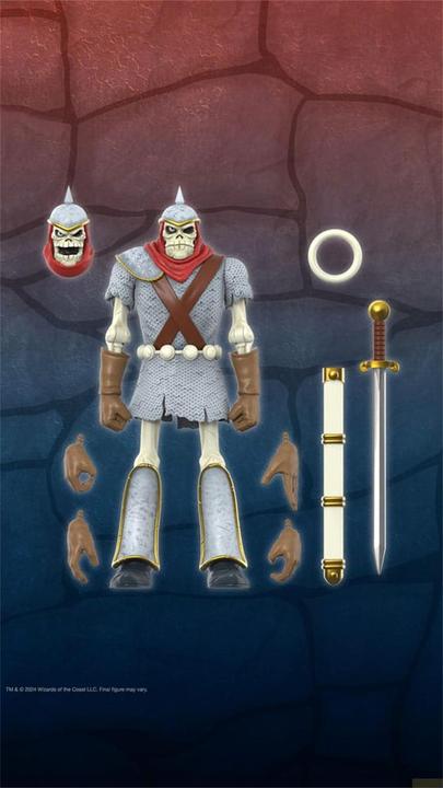 Actual product image Super7 Dungeons & Dragons Ultimates action figure Dekkion the Skeleton Warrior 18 cm
