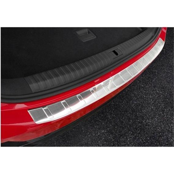 Avisa, Kennzeichenhalter, Edelstahl Ladekantenschutz für Audi Q3 RS Sportback ab 2019 bis heute (Heck)