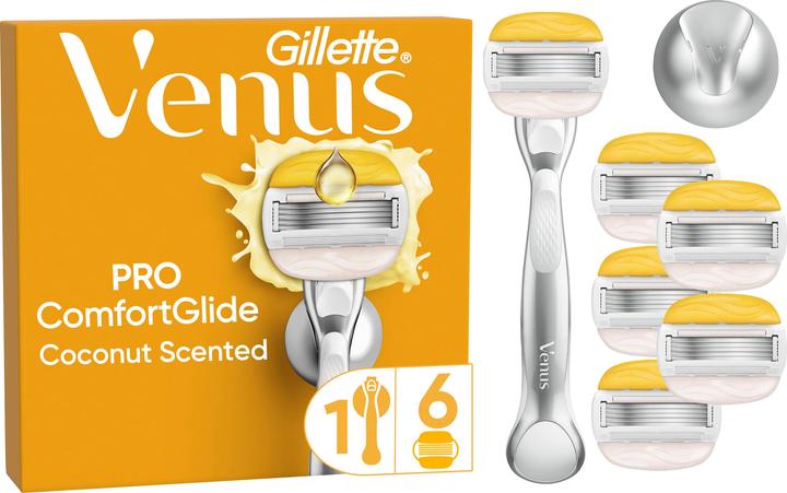 Actual product image Gillette Venus Comfortglide Coconut Systemklingen 6er + Handstück - Onlineversand Variante (6 x)