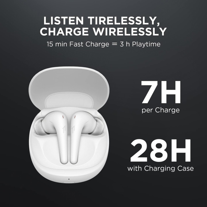 Actual product image 1More Earphones AERO (black) (ANC, 28 h, Wireless)