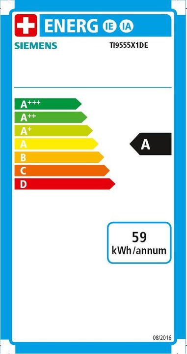 Label énergétique Siemens EQ.9 Plus Connect S500