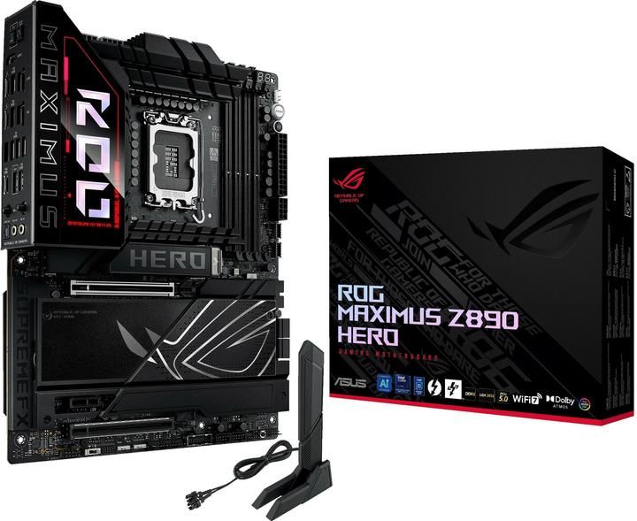 Produktbild ASUS ROG MAXIMUS Z890 HERO (LGA 1851, Intel Z890, ATX)