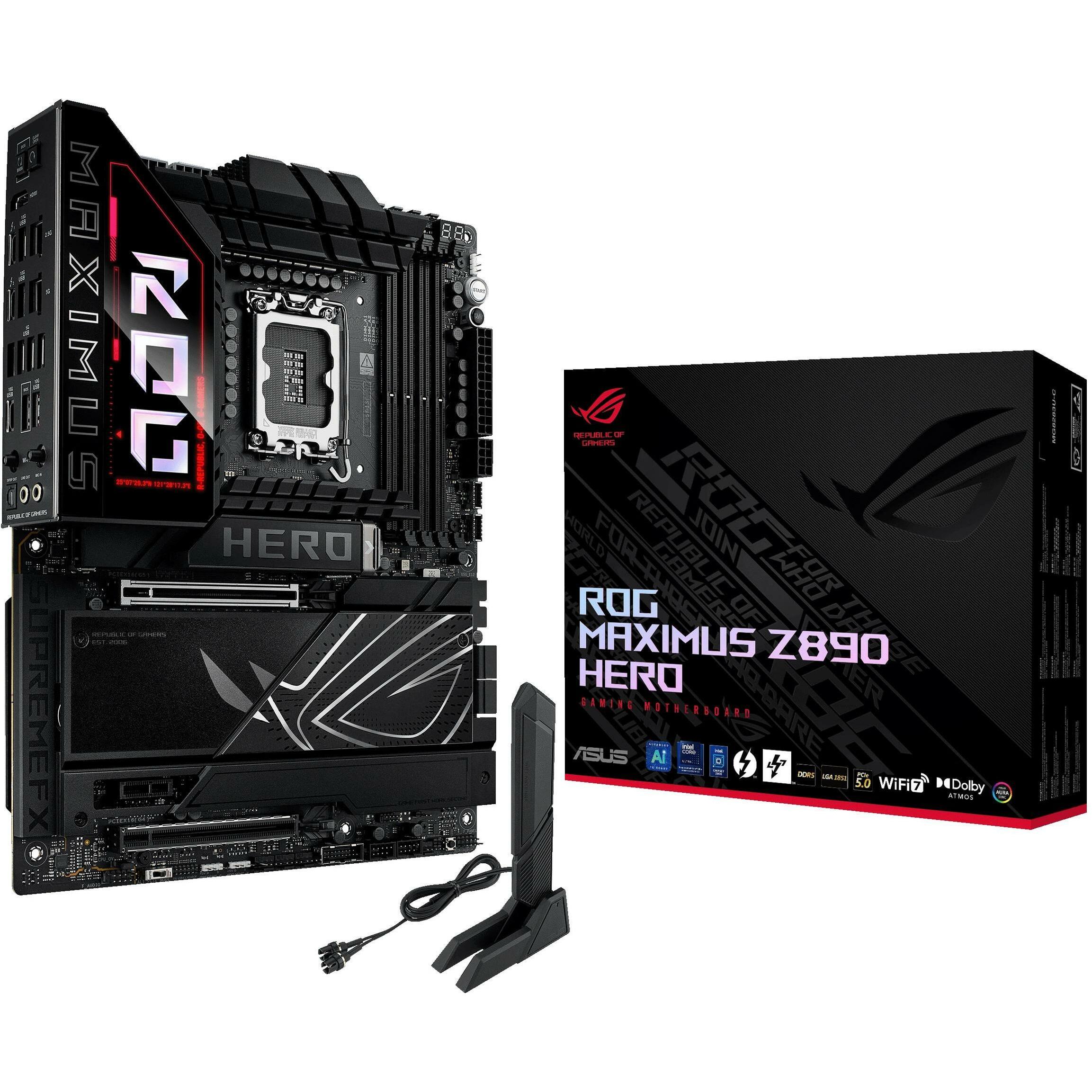 ASUS ROG MAXIMUS Z890 HERO (LGA 1851, Intel Z890, ATX), Mainboard