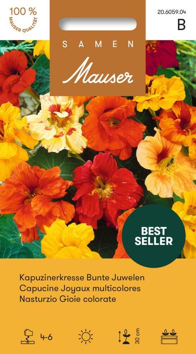 Samen Mauser Nasturtium Colourful Jewels (Herb seeds)