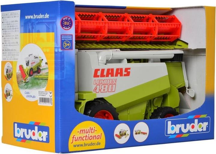 Actual product image Bruder Claas Lexion 480 combine harvester