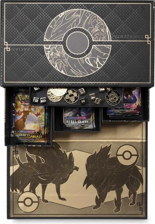 Actual product image Pokémon Sword & Shield Zacian & Zamazenta Ultra Premium Collection (English, Box Set & Collection)