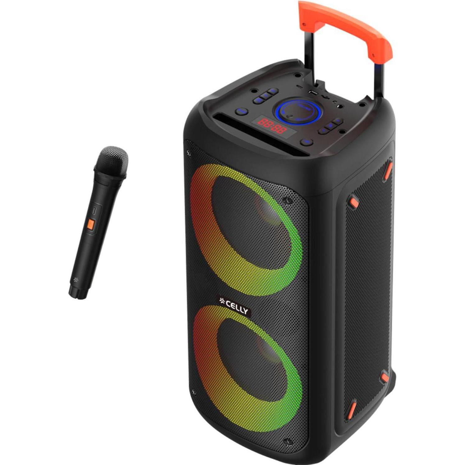 Celly Partyspeakerwlm (6 h), Bluetooth Lautsprecher, Schwarz