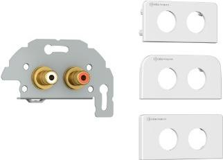 Actual product image Konnect design click ws 7456000410 Audio L/R panel 1/2 with solder connection (0.28 m)
