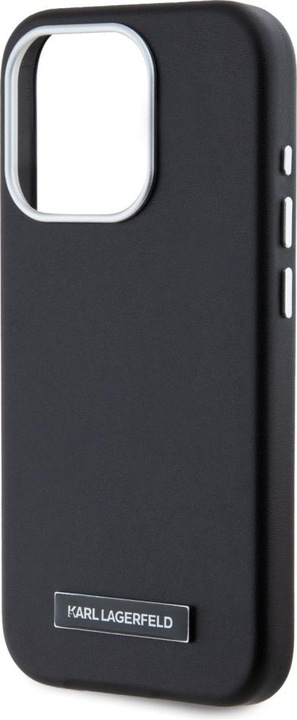 Immagine prodotto Karl Lagerfeld Case FW Metal Plate MagSafe for iPhone 15 Pro Max black (Apple iPhone 15 Pro Max)