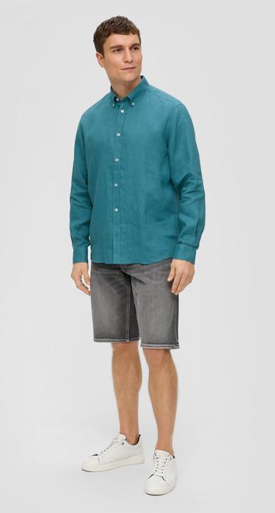 Image du produit s.Oliver Hemd Leinenhemd mit Button-Down-Kragen (3XL)