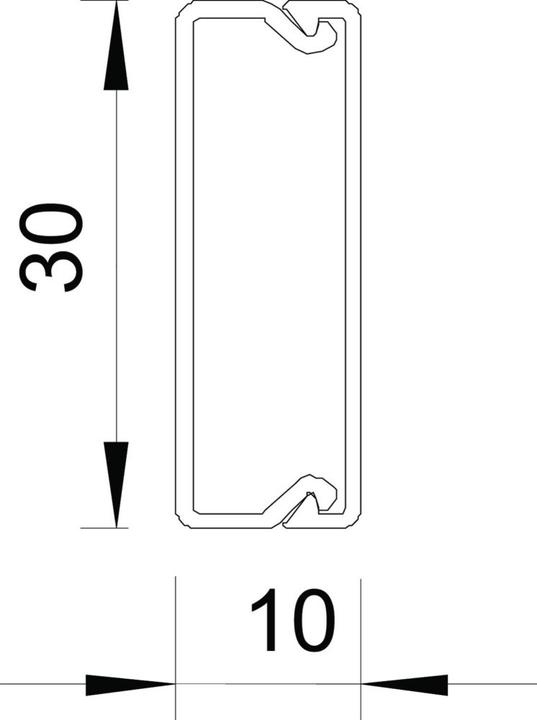 Productafbeelding OBO Bettermann OBO wand- en plafonddoorvoer WDK zuiver wit (200 cm)