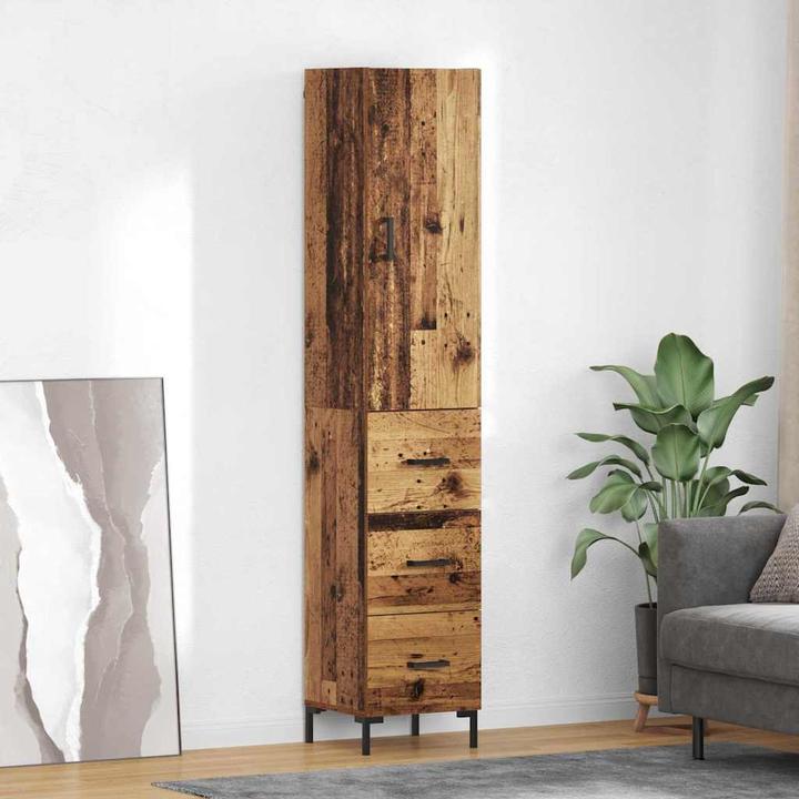 Produktbild vidaXL Modernes Highboard (34 x 34 x 180 cm)
