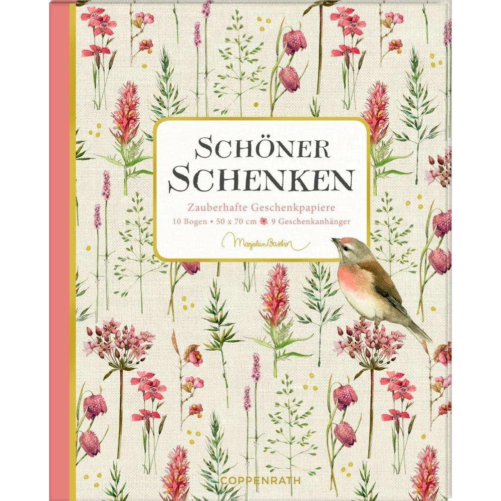Geschenkpapier-Buch Schöner Schenken - Zauberhafte Geschenkpapiere, Belletristik von Marjolein Bastin