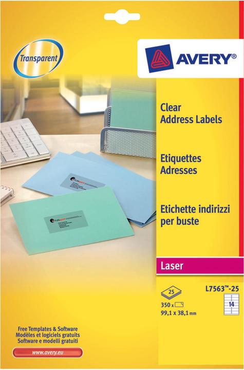 Produktbild Avery Adress-Etiketten