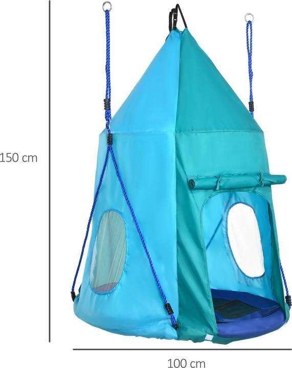 Produktbild Outsunny Nestschaukel mit Zelt