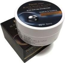 Image du produit Farm Stay Farmstay -ack Pearl & Gold Hydrogel hydrogel eye pads 60pcs. (Gel pour le soin des yeux)