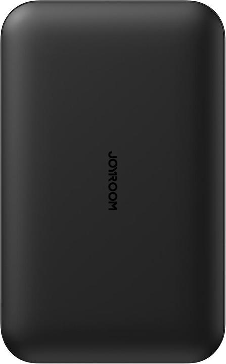 Actual product image Joyroom Powerbank JR-W020 Mini 5000mAh USB-A USB-C inductive 20W - black + USB-C / USB-C cable (5000 mAh, 20 W, 18.50 Wh)