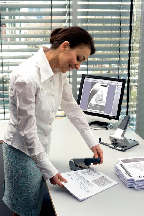 Actual product image Leitz Block stapling machine 5551 (80 Sheets)