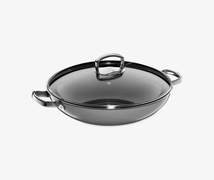 Produktbild WMF Wok stahlgrau (36 cm, Wok Pfanne, Edelstahl)