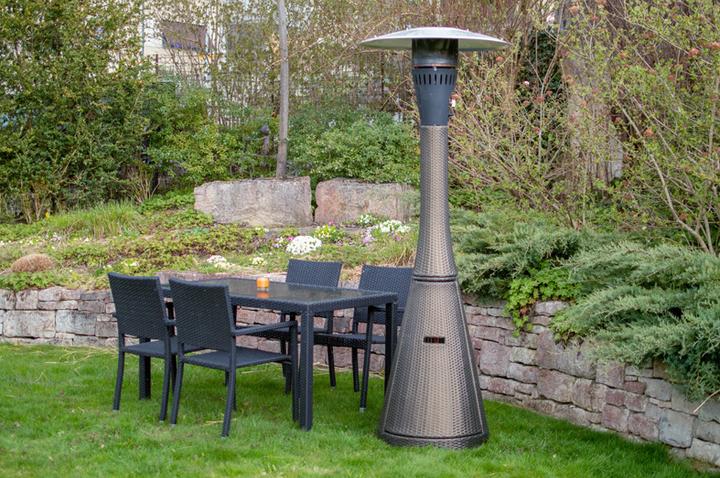 Actual product image Sonnenkönig Heating mushroom rattan 10 kW (10000 W)