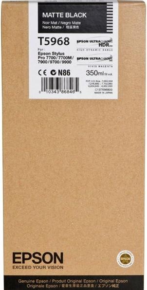 Actual product image Epson T5968 (MBK)