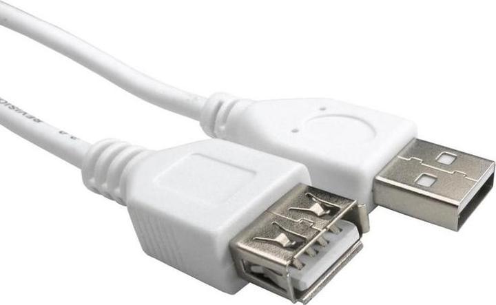 Produktbild RS PRO USB-Kabel, USBA / USBA, 120mm USB 2.0 (0.12 m, USB 2.0)