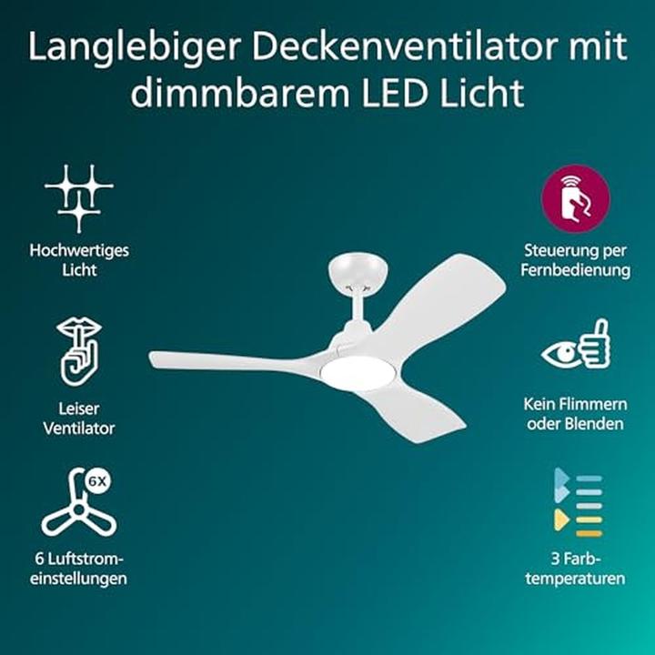 Produktbild Philips Deckenventilatorleuchte