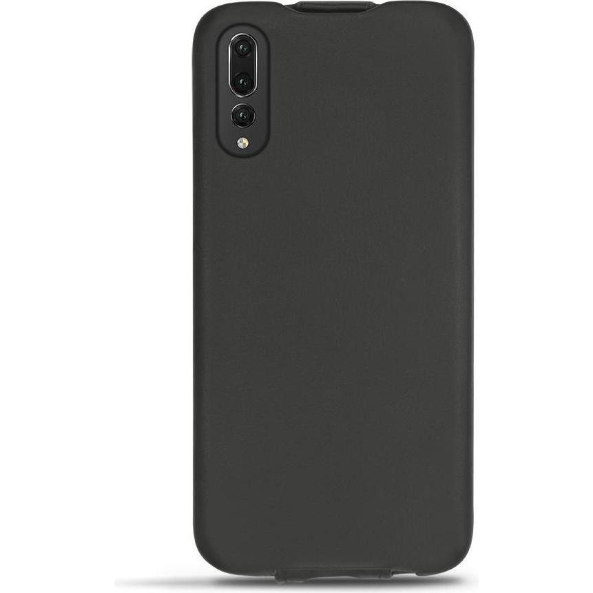 Thumbnail - Noreve Lederschutzhülle vertikal (Huawei P20 Pro), Smartphone Hülle, Schwarz