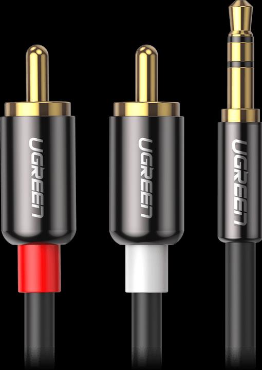 Image du produit Ugreen 2x RCA - jack 3,5 mm (2 m, RCA, Jack 3,5 mm (AUX))