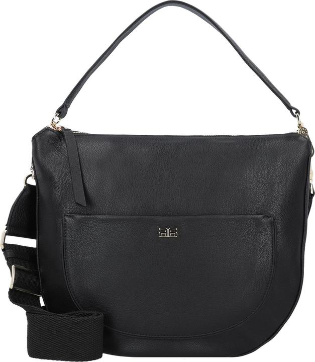 Actual product image Abro Dalia leather shoulder bag 34 cm