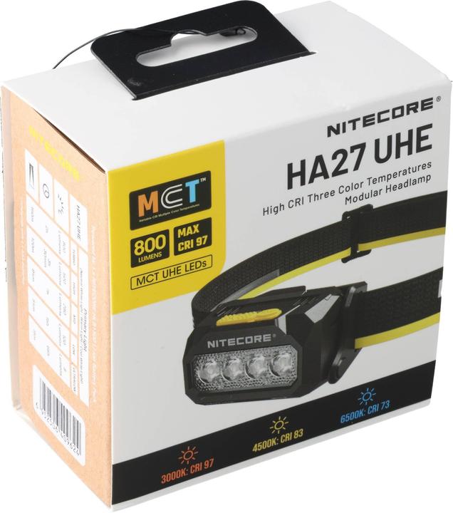 Produktbild Nitecore Latarka HA27 UHE 800lm (800 lm)