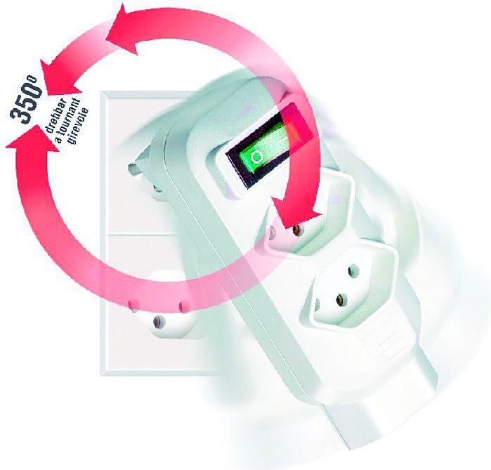 Actual product image Brennenstuhl Branch plug (Type 13, 3x)