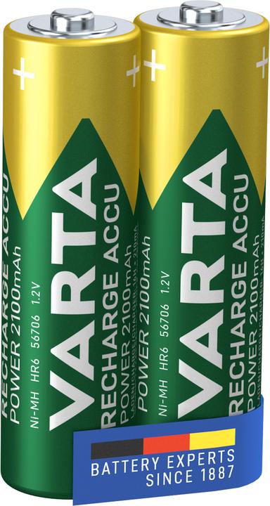 Produktbild Varta Recharge Accu Power (2 Stk., AA, 2100 mAh)