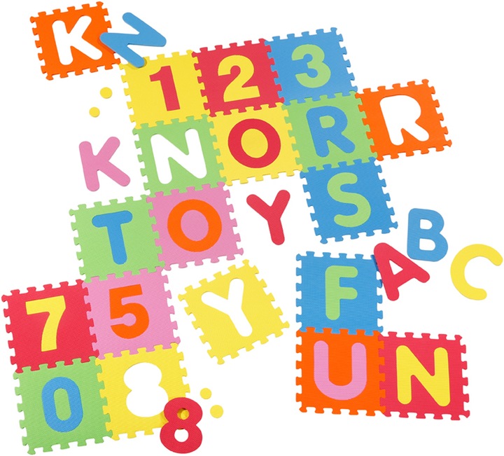 Actual product image Knorrtoys Alphabet and numbers (30 x 30 cm)