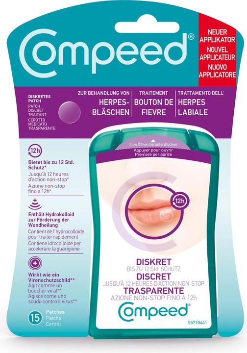 Actual product image Compeed Herpes cold sore patch (15 x)
