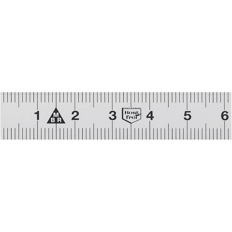 BRW, Lineal, Stahlmassstab INOX (500 mm)