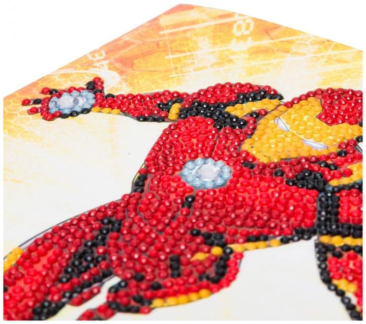 Actual product image Craft Buddy Ironman, card 18x18cm Crystal Art