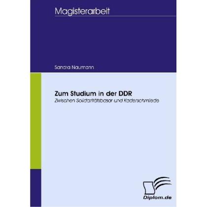 Zum Studium in der DDR, Fachbücher