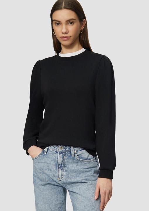 Produktbild s.Oliver Sweatshirt Viskosemix-Sweatshirt mit Puffärmeln (S, XS)