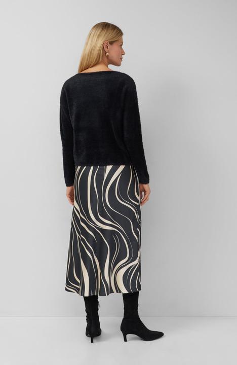 Produktbild s.Oliver Strickpullover Flauschiger Pullover mit U-Boot-Ausschnitt (42)