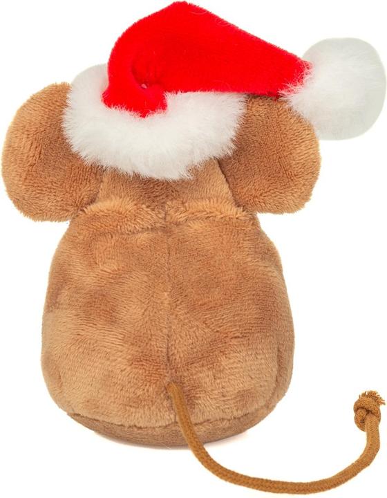 Actual product image Teddy Hermann 946151 - Weihnachtsmaus mit Keks, 11 cm, Plüschtier (11 cm)